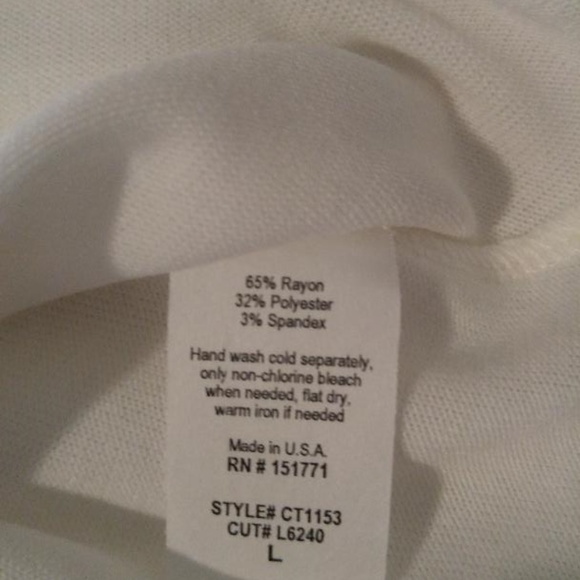 LE LIS Size MED off white top only one left!!!! - Picture 4 of 7